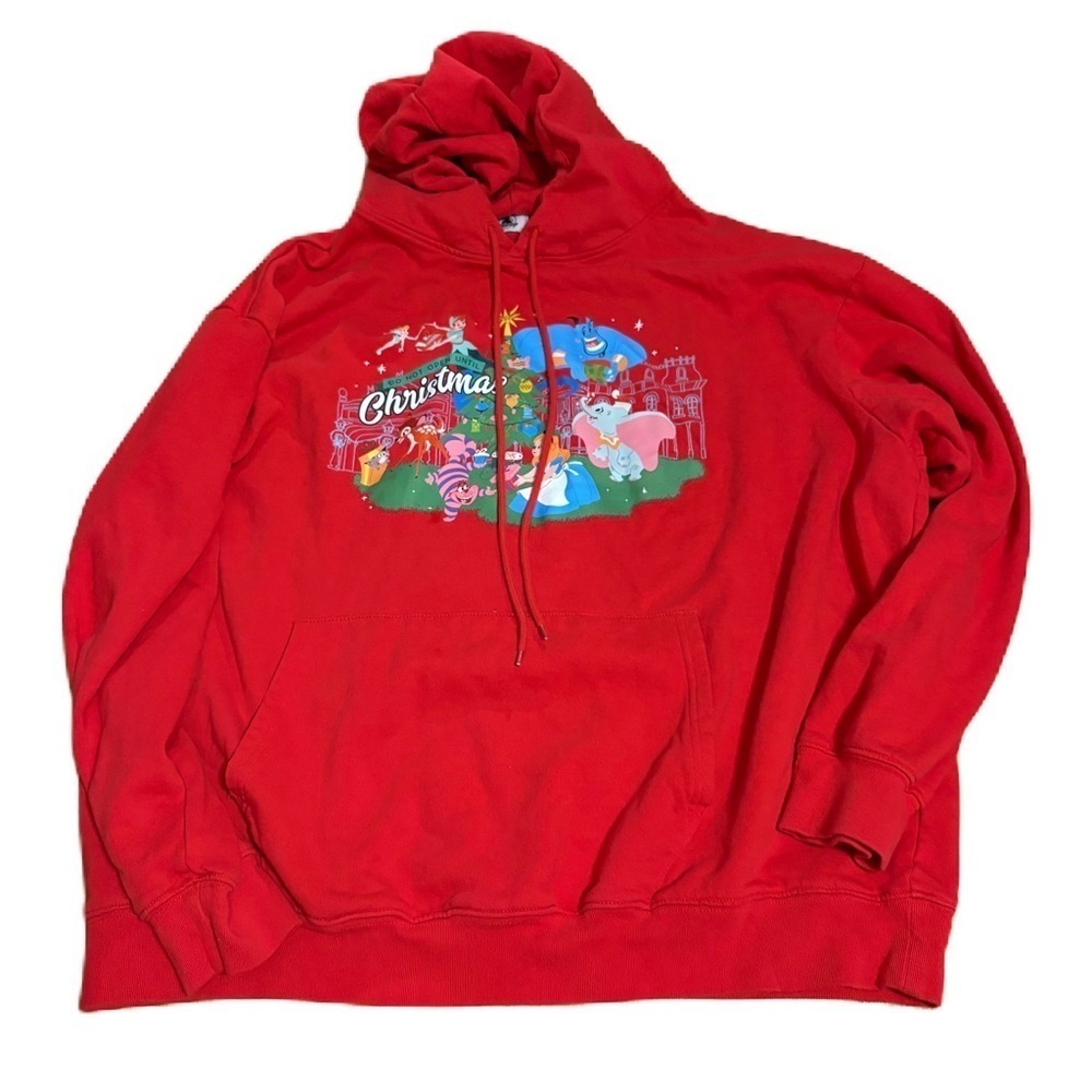 Disney Parks Christmas Sweatshirt Parade Xxl Alice In Wonderland Dumbo Cheshire